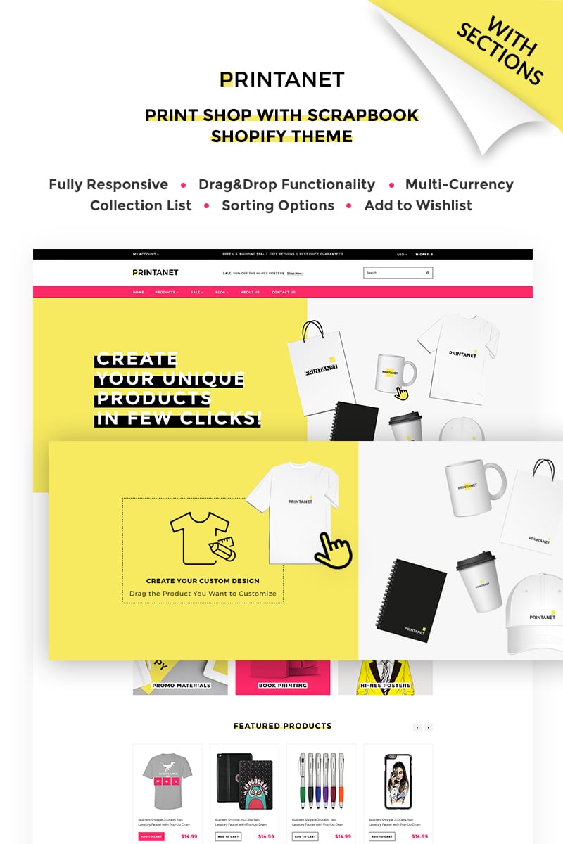 Printanet - Accessories Online Store Shopify Theme