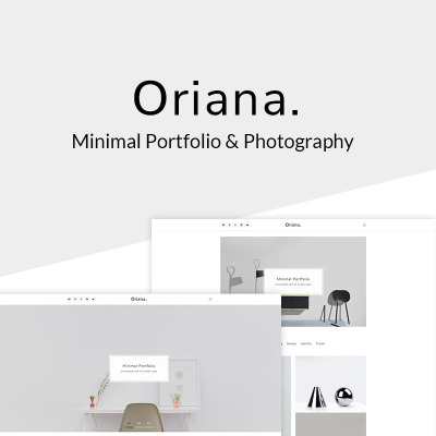Responsywny motyw WordPress Oriana - Minimal Portfolio & Photography #67636 #67636