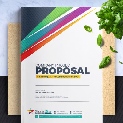 Responsywny szablon tożsamości korporacyjnej Project Proposal - #67665 #67665