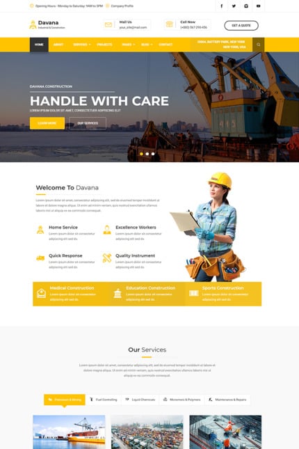 Template #67725 Industries Industry Webdesign Template - Logo template Preview
