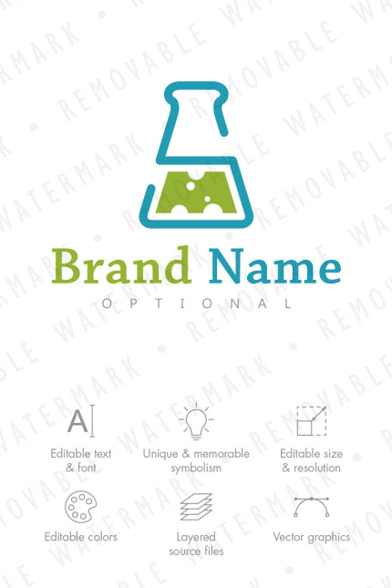 Template #67778 Science Lab Webdesign Template - Logo template Preview