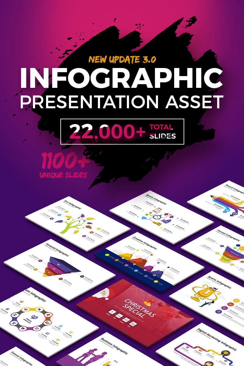 PowerPoint šablona "Infographic Pack - Presentation Asset" #67716