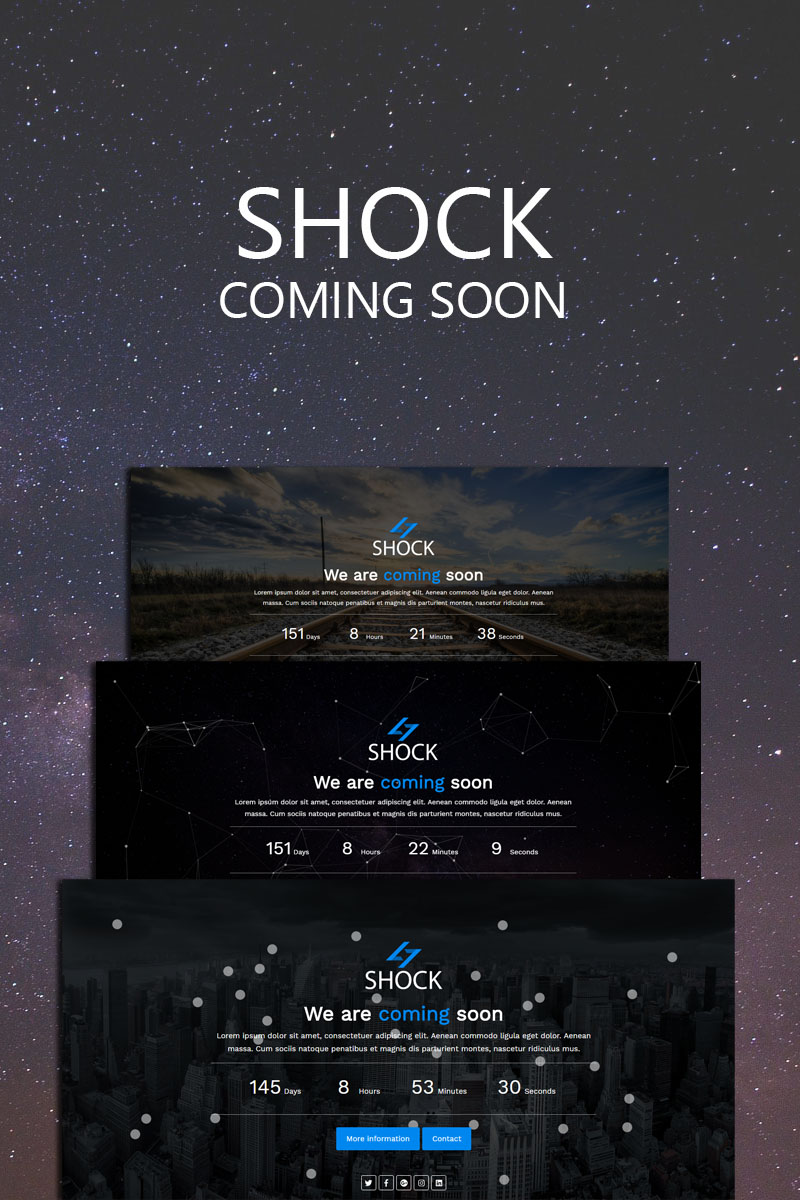 SHOCK - Coming Soon Specialty Page - screenshot