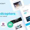 Quadcraft - Drone Startup WordPress Theme