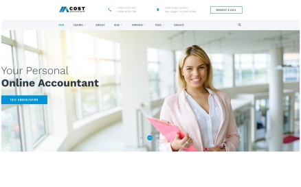 Cost - Accountant Multipage HTML5 Website Template