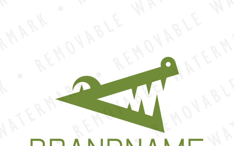 Alligator Mouth Logo Template