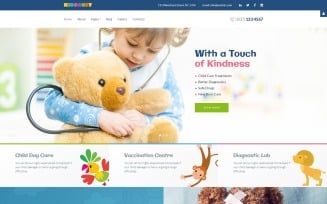 Kidsonet - Responsive Kids Medical Clinic Joomla Template