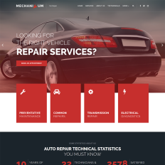 27 best mechanic wordpress themes 2018 templatemonster
