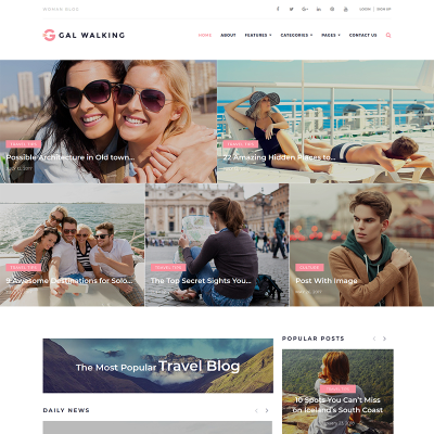 Tema de WordPress para Sitio de Viajes #67862
