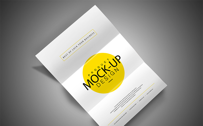 A4 Size Flyer product mockup Product Mockup