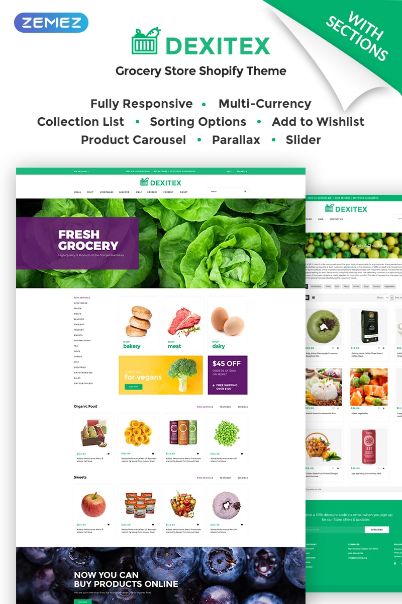 Dexitex - Convenient Grocery Online Store №67907 - скриншот