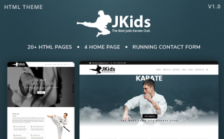 JKids - Judo Karate and Martial Art HTML Website Template