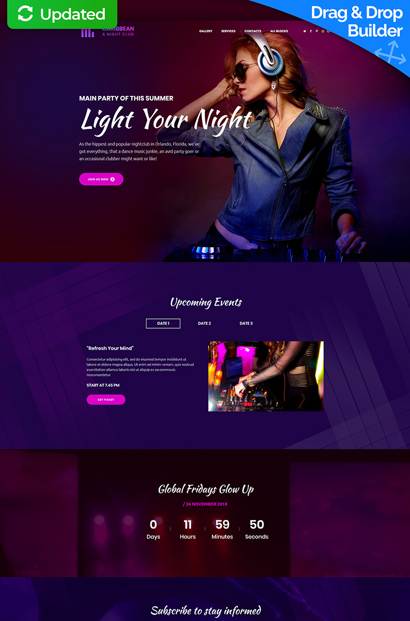 night club templates club template