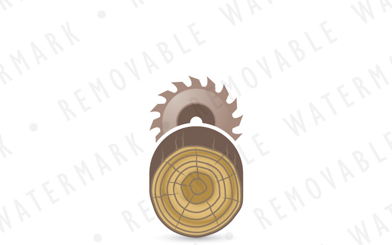 Wood Harvesting Logo Template