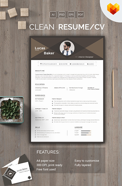 Template #68039 Decorator Creative Moto CMS CV - Logo template Preview