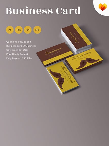 Template #68047 Business Card Moto Corporate Template - Logo template Preview