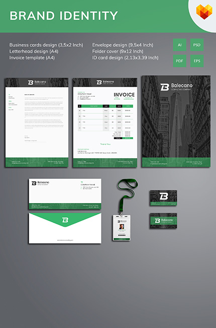 Template #68049 Identity Business Moto Corporate Template - Logo template Preview