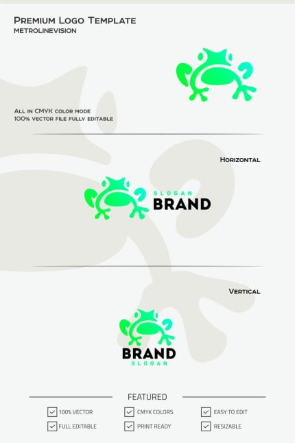 Template #68063 Agents Animal Webdesign Template - Logo template Preview