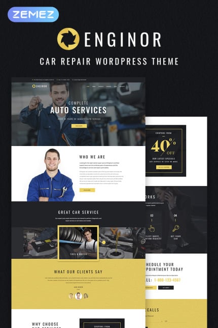 Template #68086 Automobile Vehicle Webdesign Template - Logo template Preview