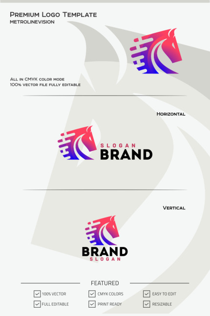 Template #68102 Brand Business Webdesign Template - Logo template Preview