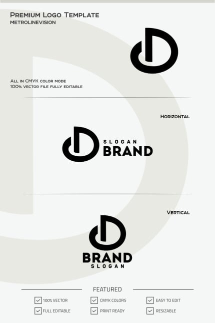 Template #68106 Brand Business Webdesign Template - Logo template Preview