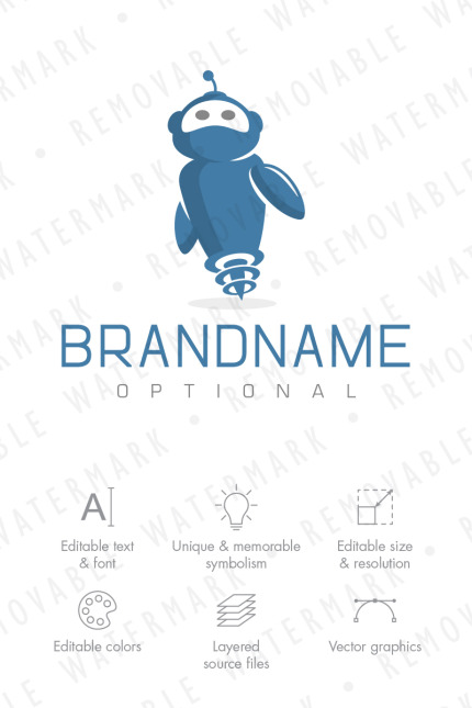 Template #68111 Android Character Webdesign Template - Logo template Preview