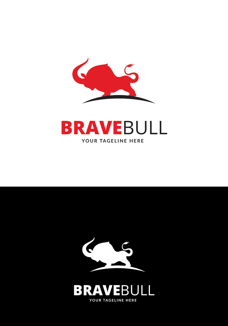 Brave Bull Logo Template #68132