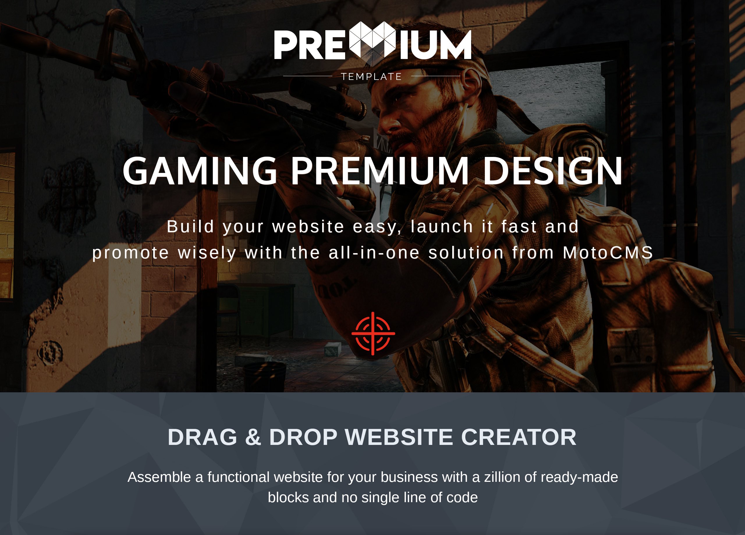 Game Website Design with Admin Panel - MotoCMS