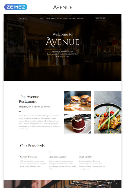 Template #68272 Wine Reservation Webdesign Template - Logo template Preview