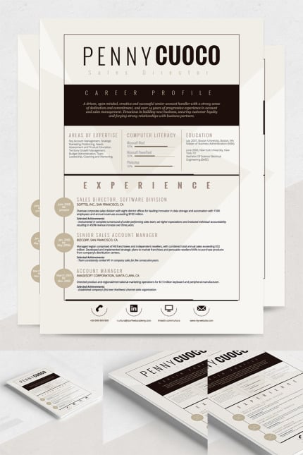 Template #68299 Template Cv Webdesign Template - Logo template Preview