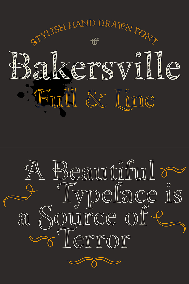 Bakersville - Lettertype