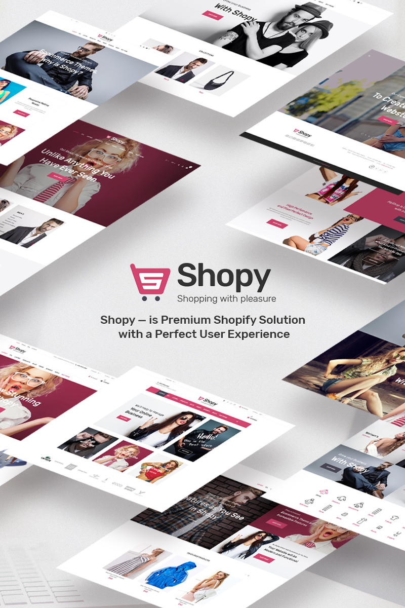 Responzivní Shopify motiv "Shopy Fashion" #68259