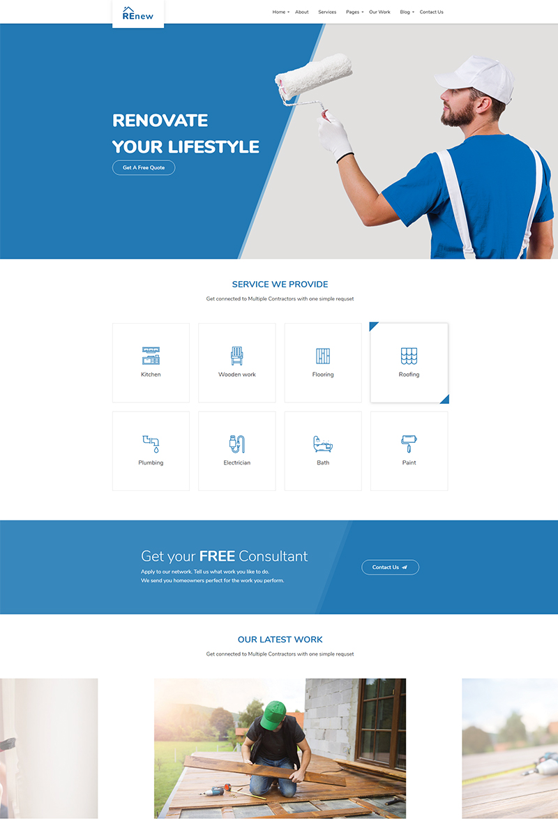 Tema Siti Web Responsive #68295 "Ligothemes - Renew Multi-Purpose" - screenshot