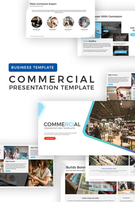Template #68302 Business Commercial Webdesign Template - Logo template Preview