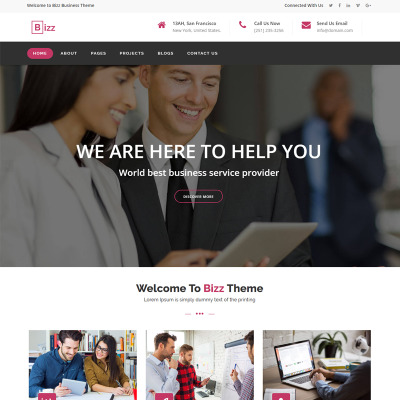 Bizz - Business & Corporate HTML Website Template