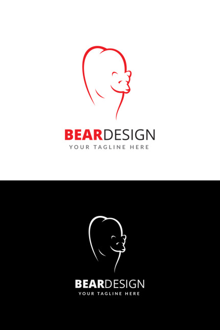Kit Graphique #68345 Bear Logo Web Design - Logo template Preview