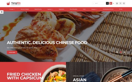 YangXin - Chinese Restaurant PrestaShop Theme