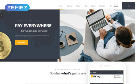 BitKing - Cryptocurrency Creative Joomla Template