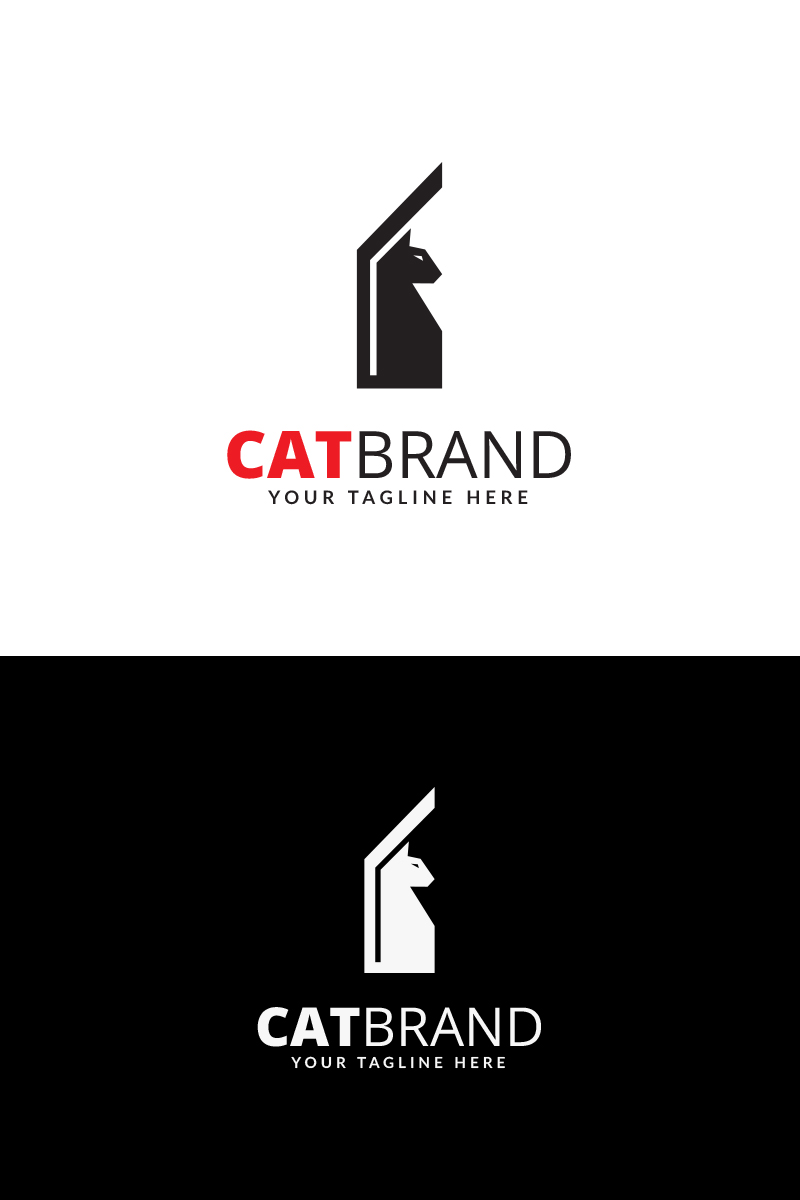 Cat Logo Template 68378