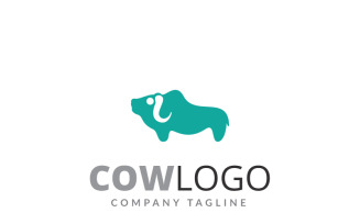 Cow Logo Template