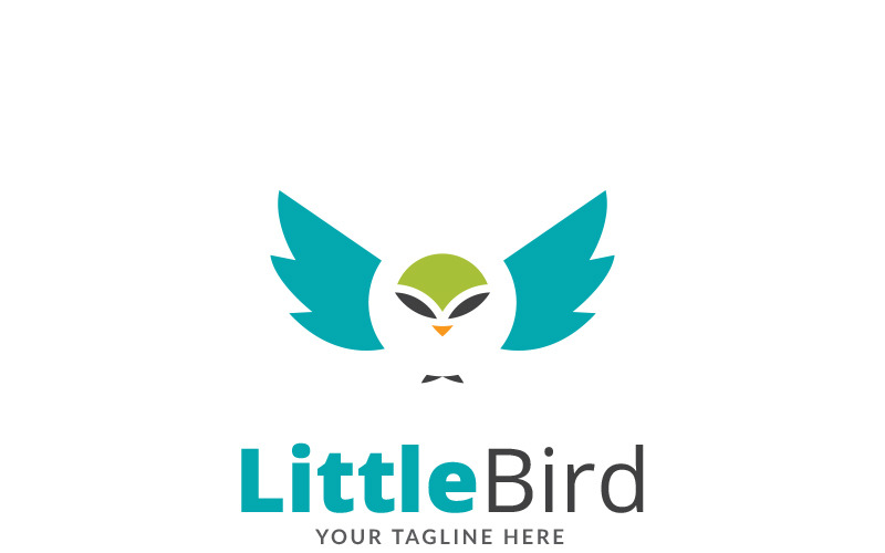 Little Bird Logo template Logo Template