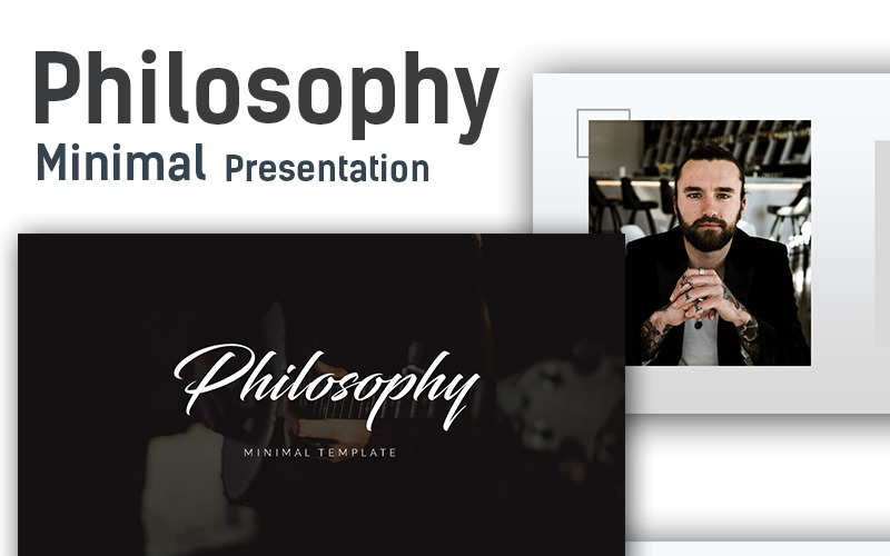 Philosophy - Minimal PowerPoint template PowerPoint Template