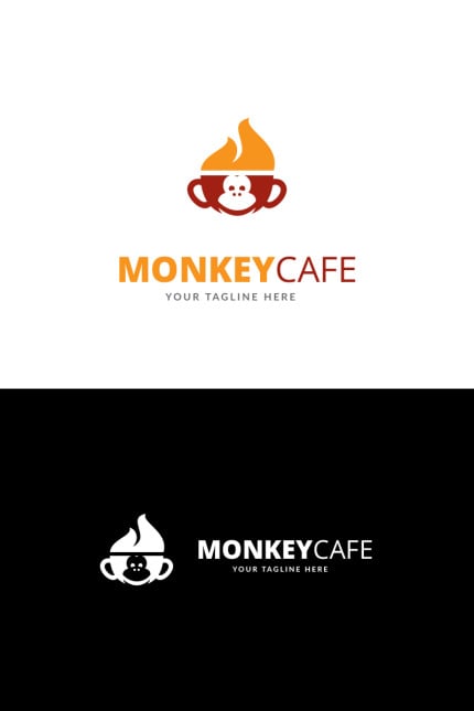 Kit Graphique #68443 Cafe Monk Web Design - Logo template Preview