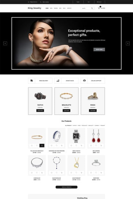 Template #68462 Jewelry Online Webdesign Template - Logo template Preview