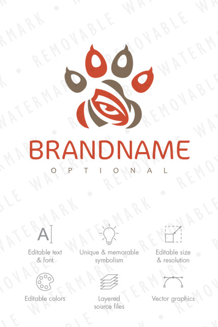 Template #68476 Eye Power Webdesign Template - Logo template Preview