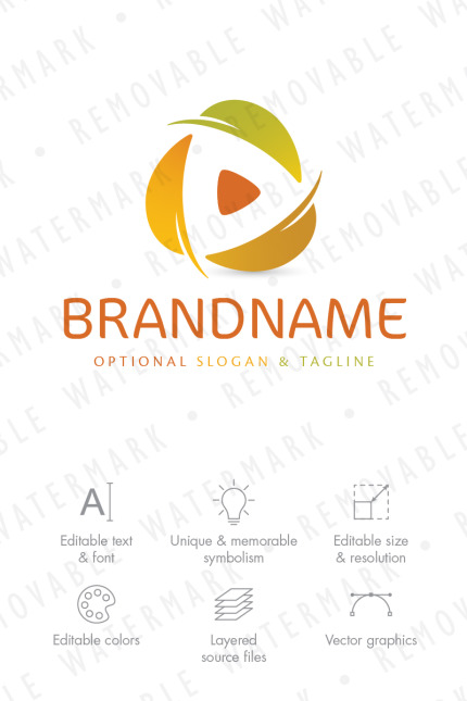 Template #68477 Shutter Leaf Webdesign Template - Logo template Preview