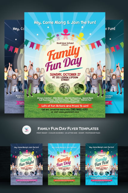 Kit Graphique #68489 Fun Day Web Design - Logo template Preview