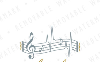 Heartbeat Music Logo Template