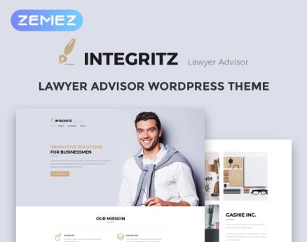 Integritz - Responsive Law Firm Elementor WordPress Theme