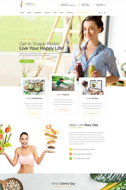 Kit Graphique #68597 Weight Loss Web Design - Logo template Preview
